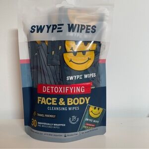 SWYPE WIPES Detoxifying Face & Body Cleansing Wipes. Men & women.